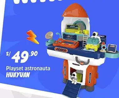 Playset astronauta