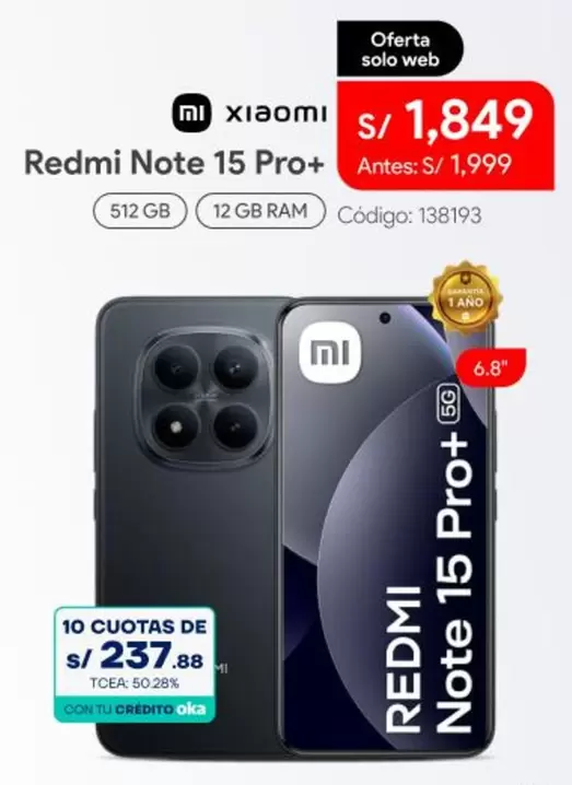 Xiaomi - Redmi Note 15 Pro+