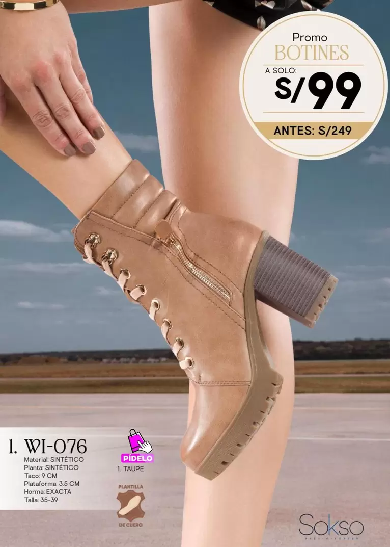 Solo - BOTINES L. WI-076