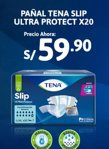 Tena - PAÑAL TENA SLIP ULTRA PROTECT X20