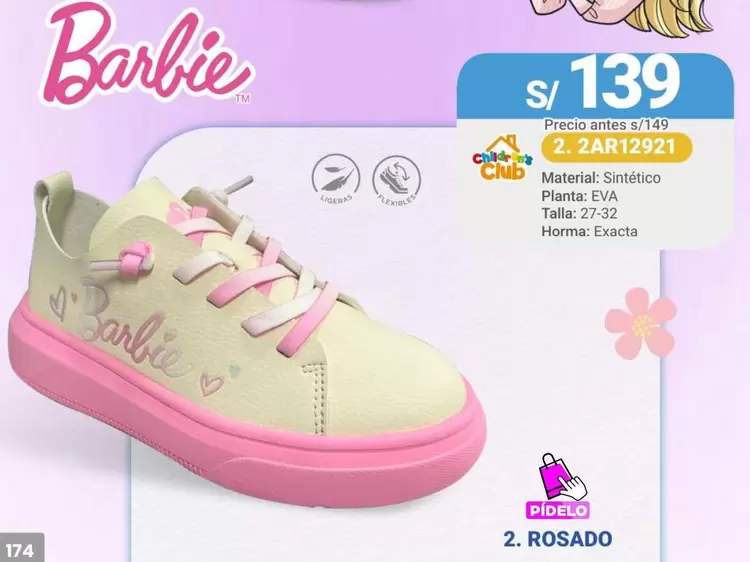Barbie - Zapatillas 2. 2AR12921
