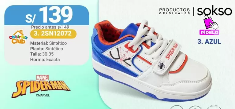 Marvel - Zapatillas 3. 2SN12072