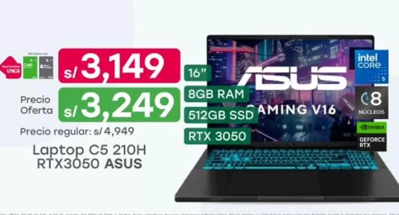 Asus - Laptop C5 210H RTX3050
