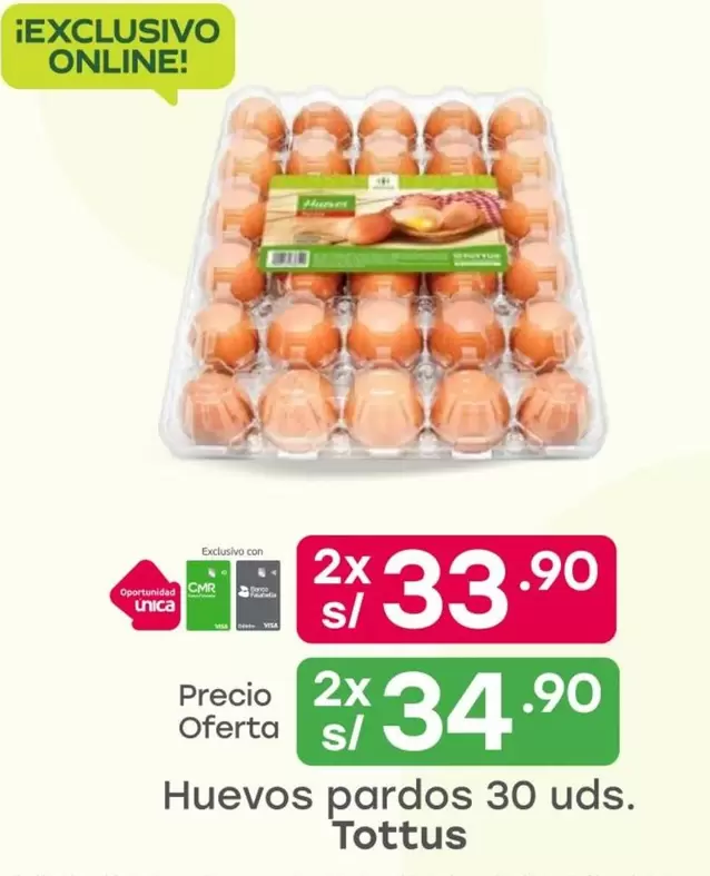 Tottus - Huevos pardos