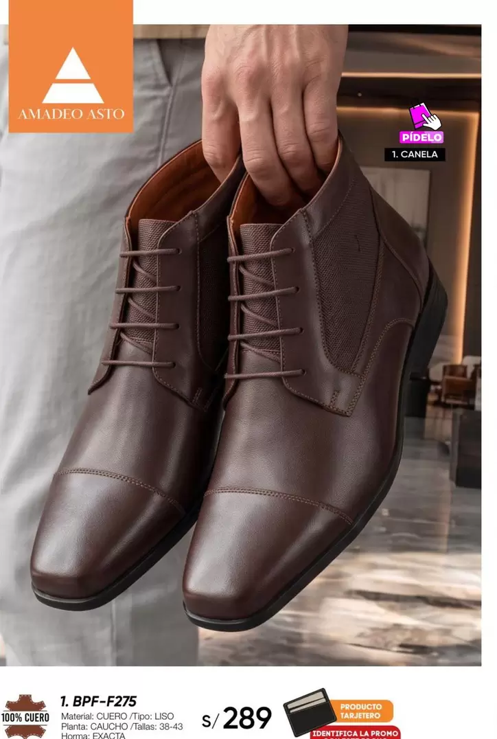 Botines de cuero 1.BPF-F27S