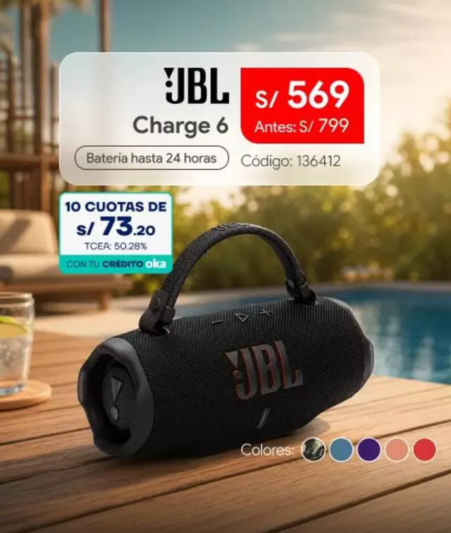 JBL - Charge 6