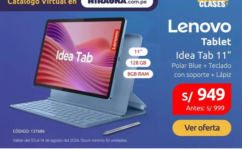 Lenovo - Idea Tab 11"