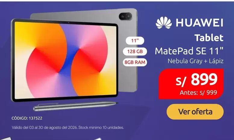 Huawei - MatePad SE 11"
