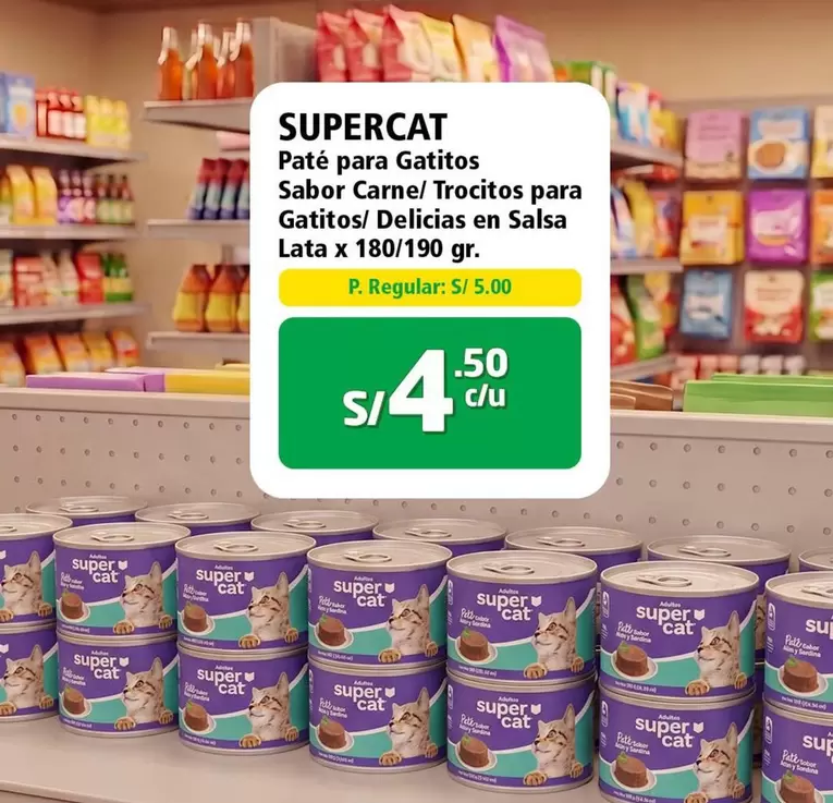 Cat - Paté para Gatitos Sabor Carne/ Trocitos para Gatitos/ Delicias en Salsa