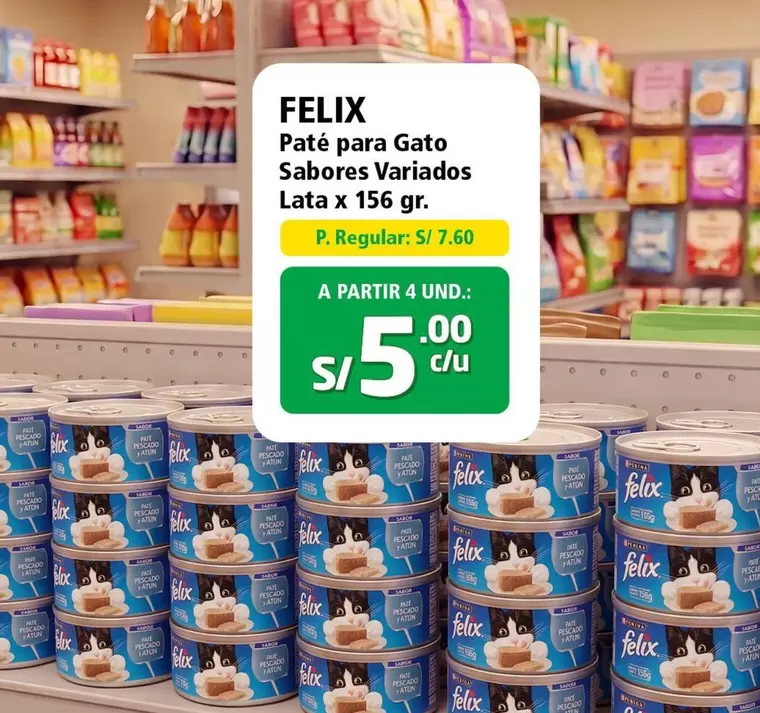 Gato - Paté para Sabores Variados Lata
