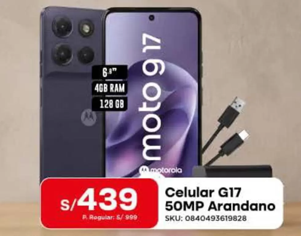 Motorola - Celular G17