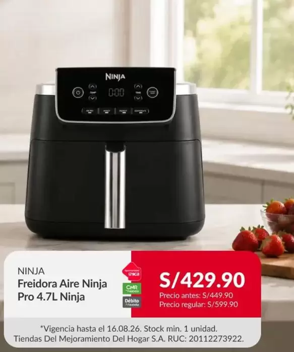 Pro    - Freidora Aire Pro 4.7L