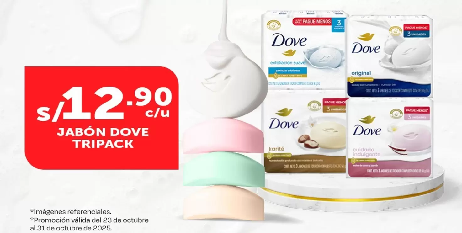 Dove - JABÓN TRIPACK