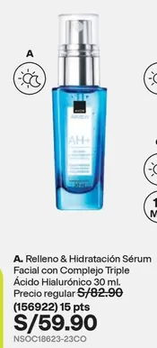PTS - Relleno & Hidratación Sérum Facial con Complejo Triple Ácido Hialurónico 30 ml (156922)