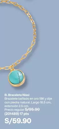 Oro - Brazalete Nissi