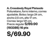Royal - Crossbody Plateado (193385)