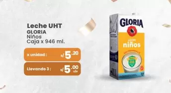 Gloria - Leche UHT Niños