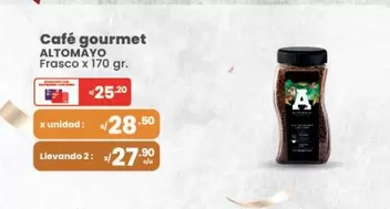 Altomayo - Café gourmet Frasco