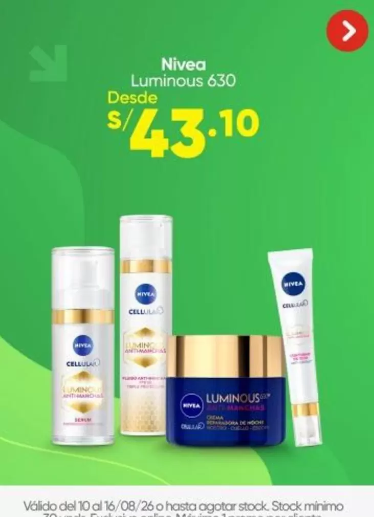 Nivea - Luminous 630