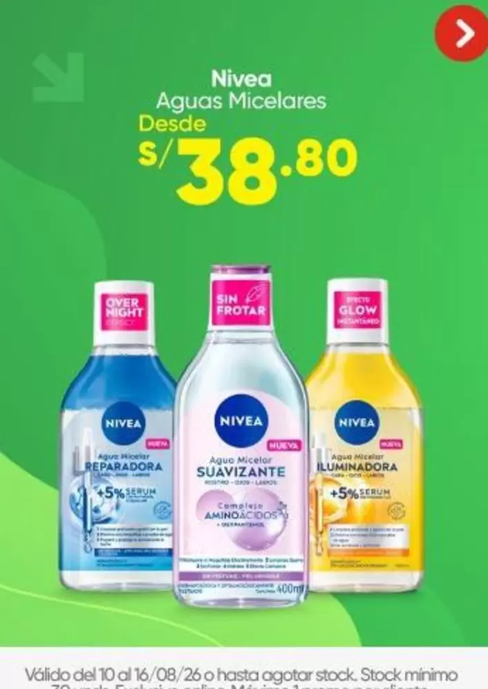 Nivea - Aguas Micelares