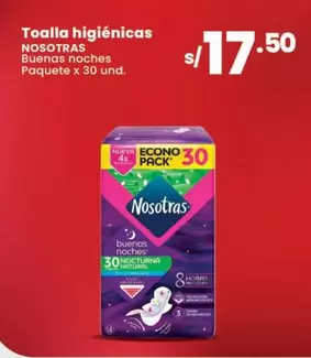 Nosotras - Toalla higiénicas