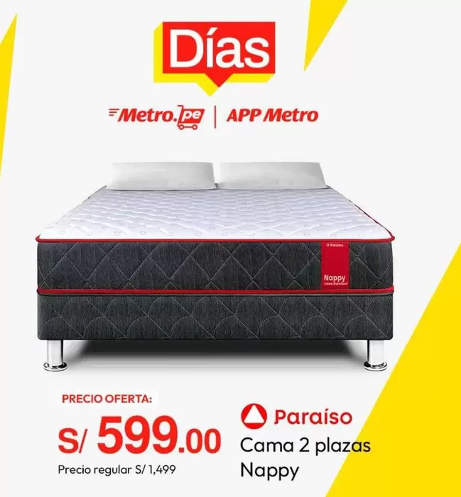 Metro - Cama 2 plazas