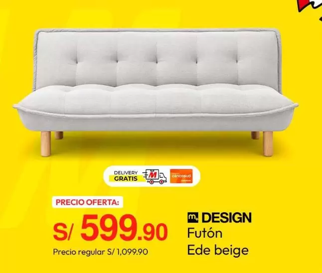 Futón Ede beige