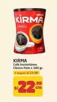 Kirma - Café Instantáneo Clásico Pote