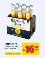 Coronita - Cerveza Six Pack Bot.