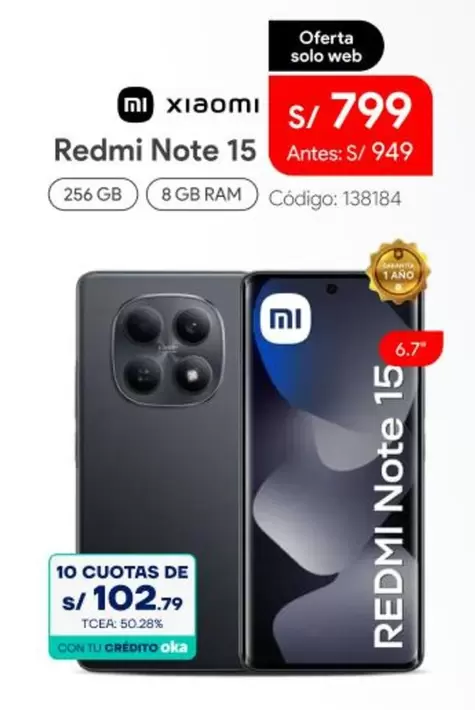 Xiaomi - Redmi Note 15