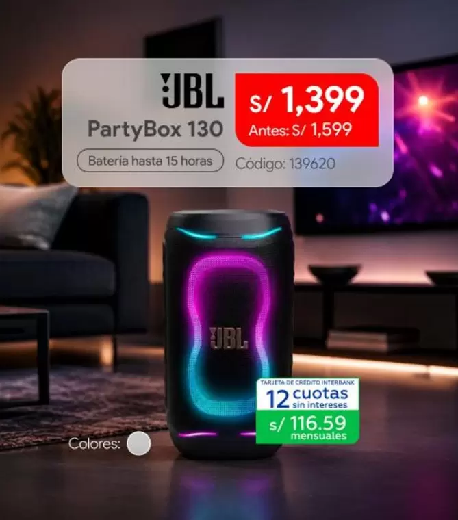 JBL - PartyBox 130