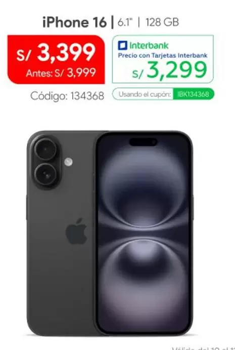 Apple - iPhone 16 | 6.1" | 128 GB