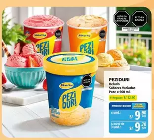 Peziduri - Helado Sabores Variados