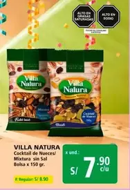 Villa Natura - Cocktail de Nueces / Mezcla sin Sal