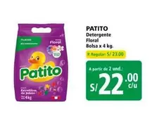 Patito - Detergente Floral Bolsa