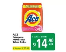Ace - Detergente Aroma Floral Bolsa