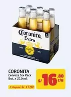 Coronita - Cerveza Six Pack Bot. x 210 ml.