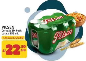 Pilsen - Cerveza Six Pack Lata