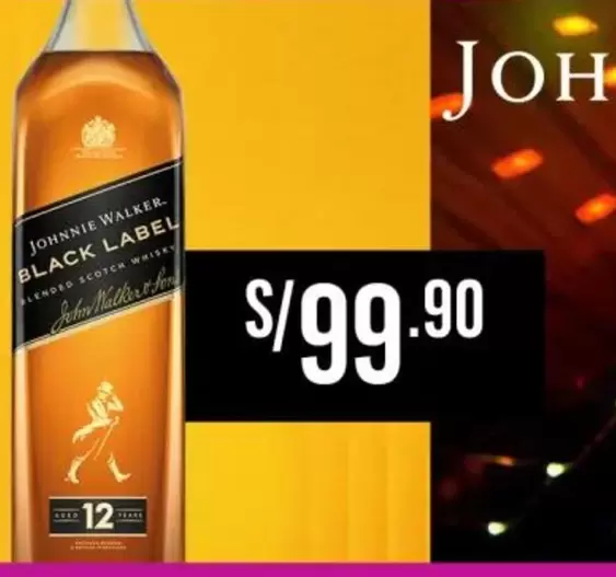 Johnnie Walker - BLACK LABEL Blended Scotch Whisky