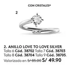 ANILLO LOVE TO LOVE SILVER