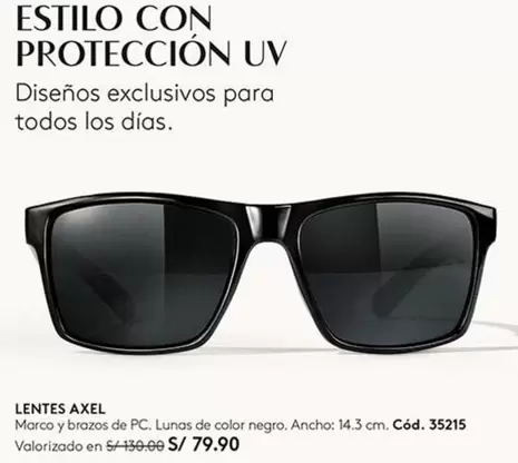LENTES AXEL C extsuperscript{o}d. 35215