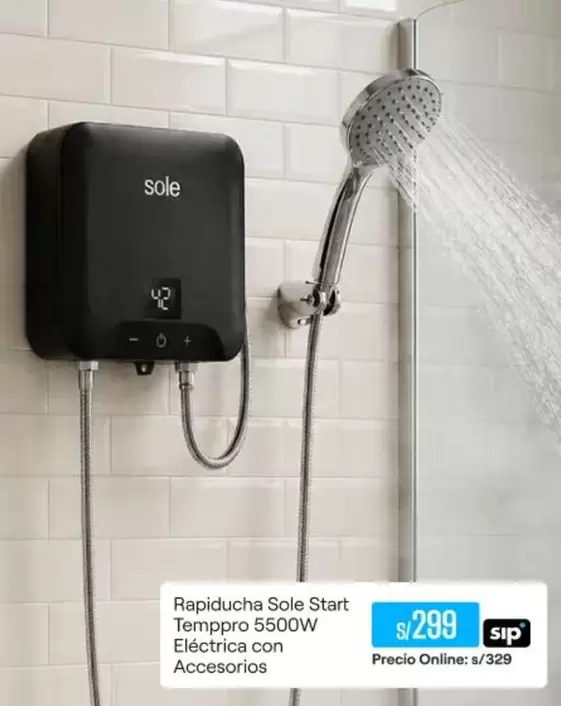Sole - Rapiducha Start Eléctrica con Accesorios