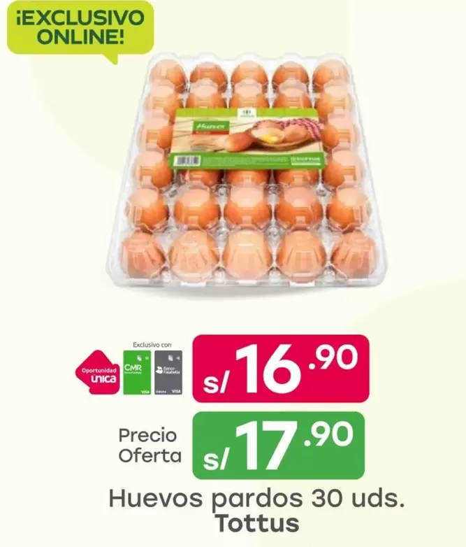 Tottus - Huevos pardos