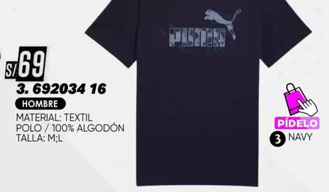 Puma - POLO / 100% ALGODÓN 3. 692034 16