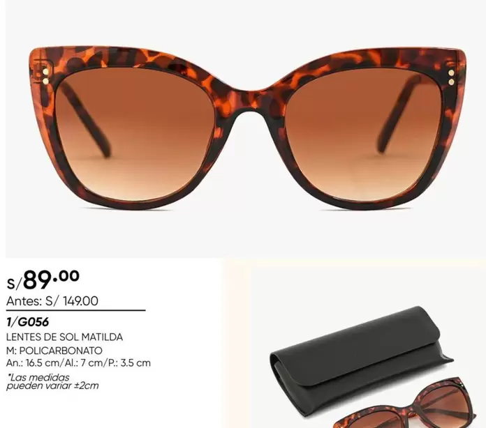 Sol - LENTES DE SOL MATILDA 1/G056