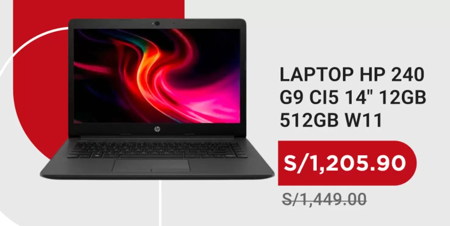 Hp - HP 240 G9 Ci5 14" 12GB 512GB W11