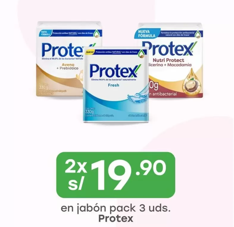 Protex - jabón pack 3 uds.