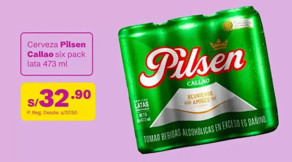 Pilsen - Callao six pack lata