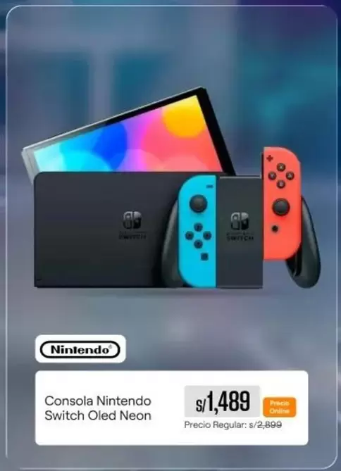 Nintendo Switch - Consola OLED Neon