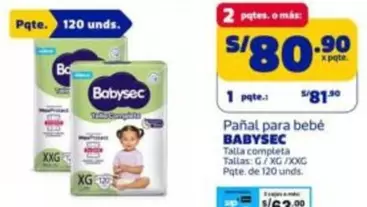 Babysec - Pañal para bebé